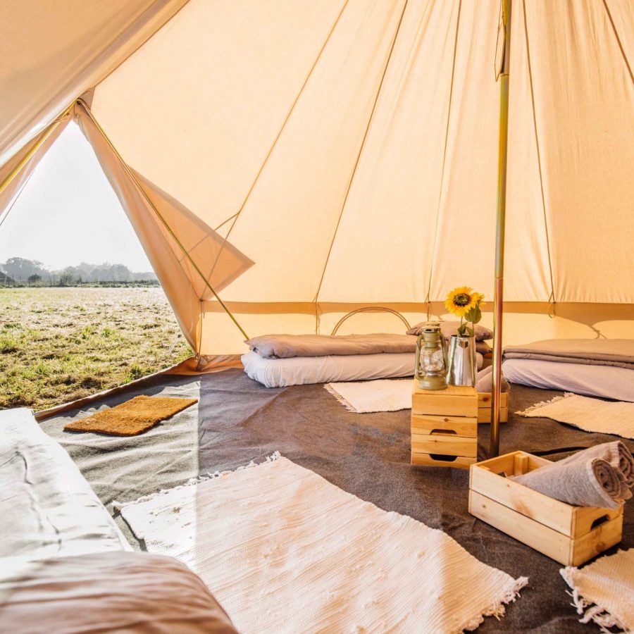 Kendal-calling-Bluedot-festival-accommodation-bedferret-classic-bell-tent-2